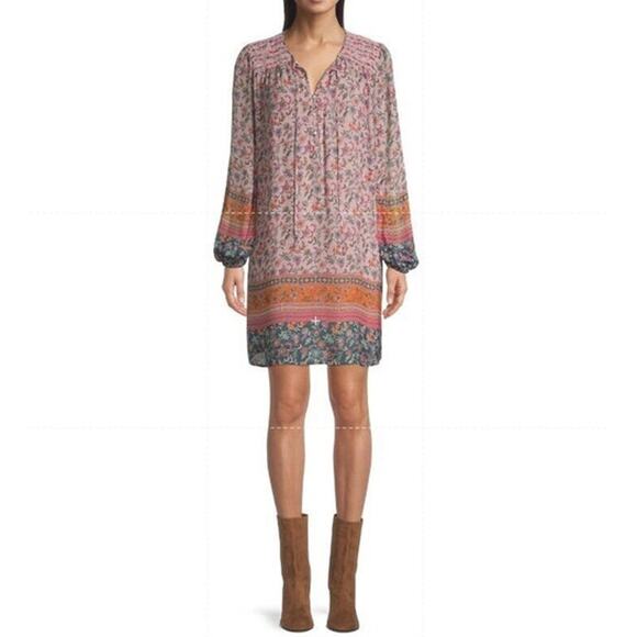 JADE by JOHNNY WAS Sz XS Rayon Floral Tunic NWT Maha Mini Dress - Picture 1 of 10